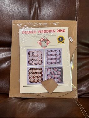 Double Wedding Ring Quilting Templates - Craft Pattern, Still in Package